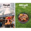 Outdoor Fire BBQ Pit Portable Smoker 30&quot;