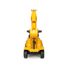 Ride-on Children&#39;s Excavator (Yellow) w/ Dual Operation Levers to Scoop