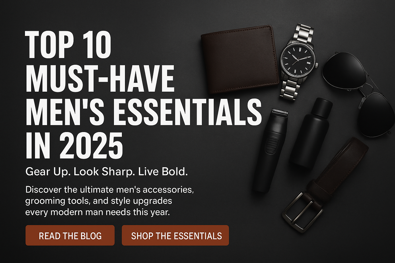Top 10 Must-Have Men’s Essentials in 2025