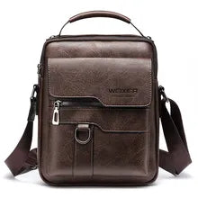 Men Shoulder Bag for 9.7" ipad Men PU Leather Flaps Men's Crossbody Bags Business Flap