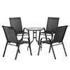 Gardeon 5PC Bistro Set Outdoor Table and Chairs