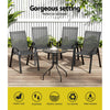 Gardeon 5PC Bistro Set Outdoor Table and Chairs