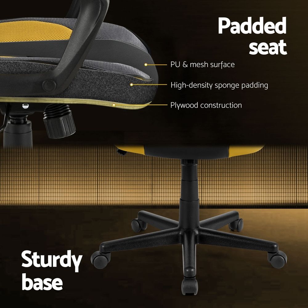 Artiss Gaming Chair- Black and Yellow