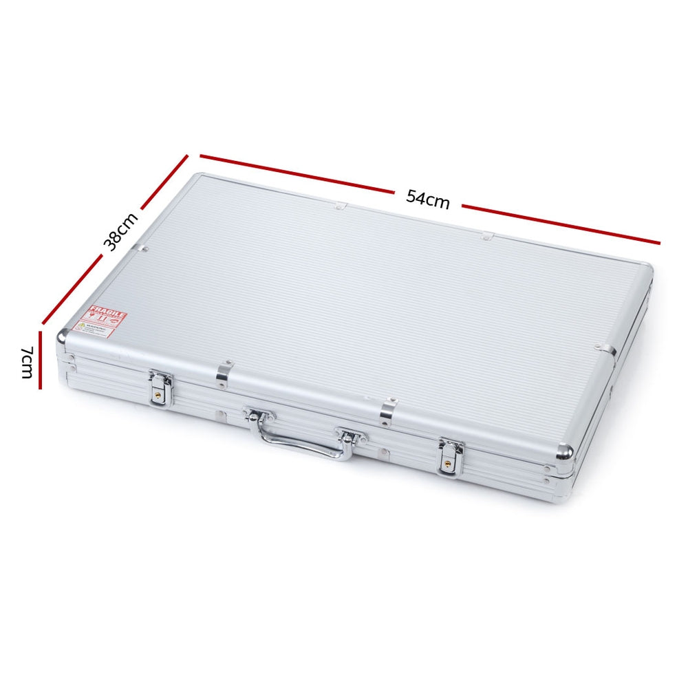 1000pcs Poker Chips Set with Case – Casino Texas Hold&#39;em Gambling Party Game with Dice &amp; Cards