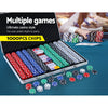 1000pcs Poker Chips Set