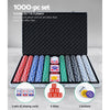 1000pcs Poker Chips Set