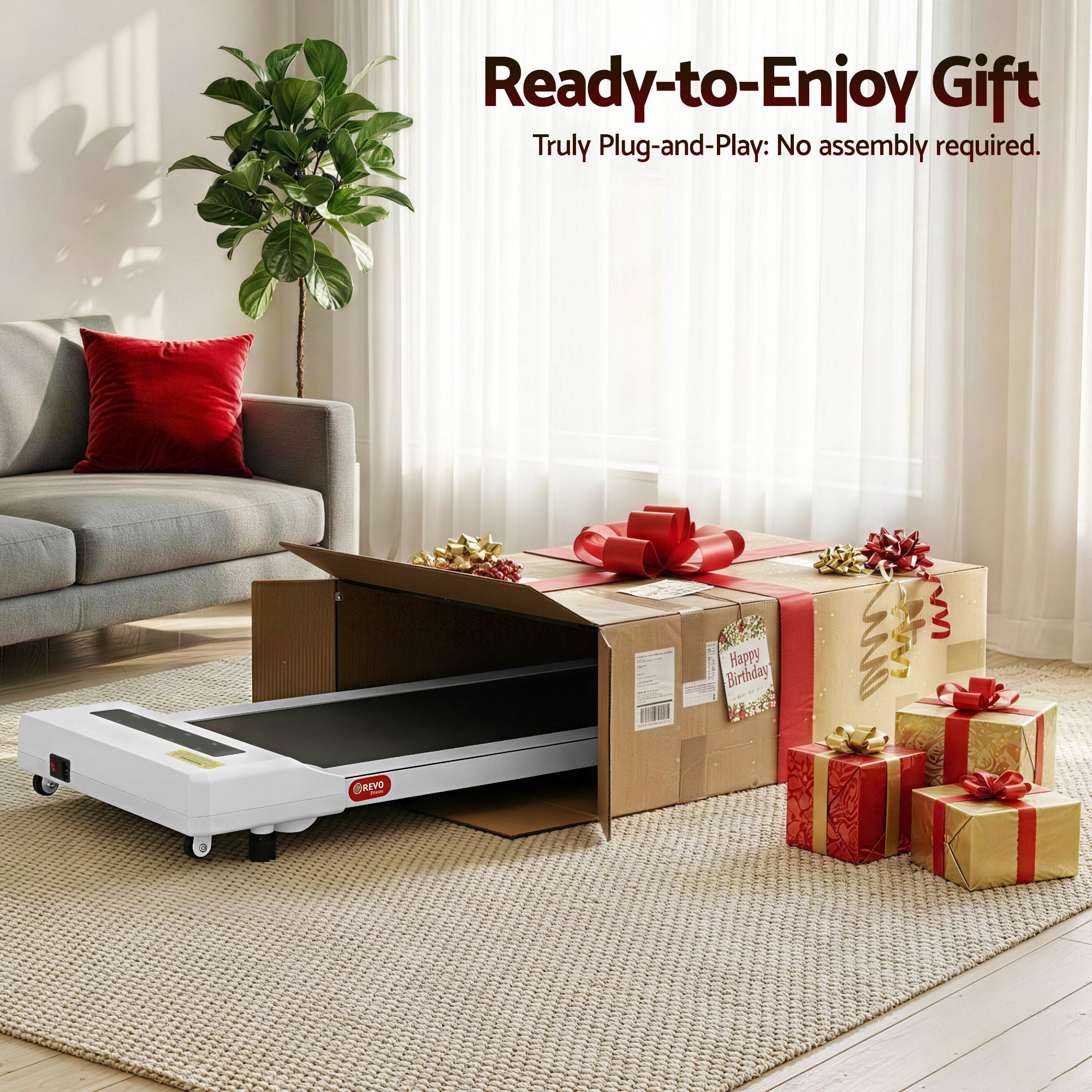 Everfit Electric Walking Pad – Under‑Desk Treadmill, 360 mm Wide, Ideal for Home or Office Gym