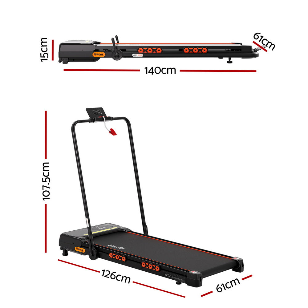 Everfit Electric Treadmill – Foldable Walking Pad for Home Gym