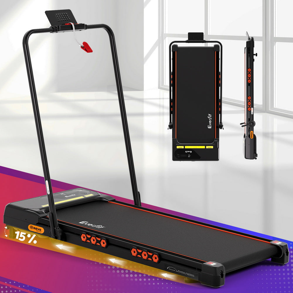 Everfit Electric Treadmill – Foldable Walking Pad for Home Gym