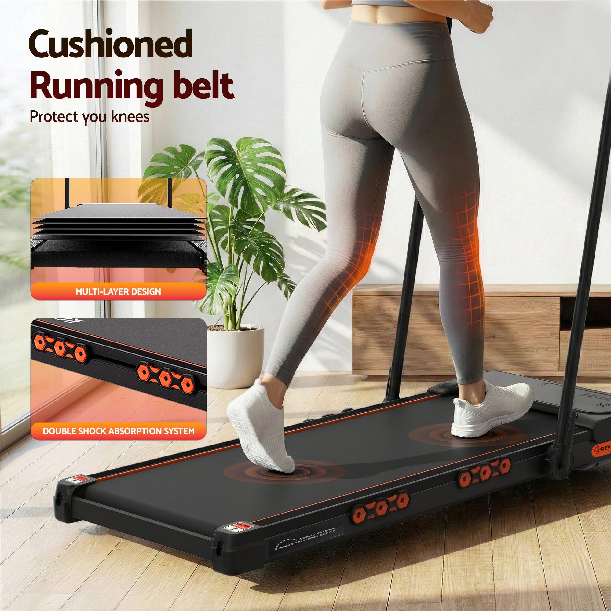 Everfit Electric Treadmill – Foldable Walking Pad for Home Gym