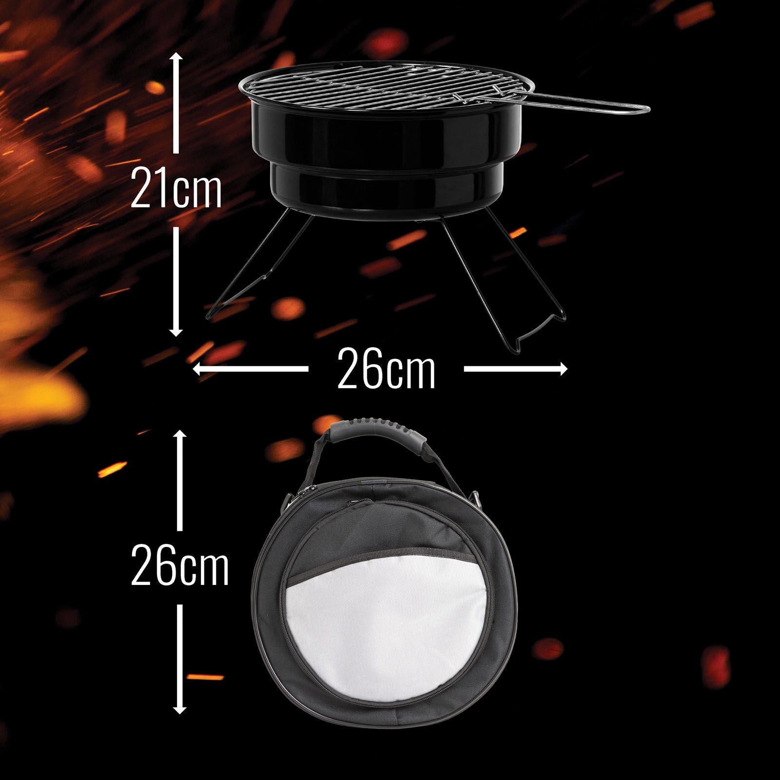 Havana Outdoor  2-IN-1 BBQ Grill