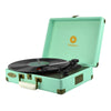 Woodstock Tiffany Blue Retro Turntable