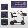 EQUIPMED Electric Mobility Scooter Portable Folding