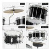 Karrera Children&#39;s 4pc Drum Kit - Black