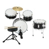 Karrera Children&#39;s 4pc Drum Kit - Black