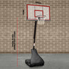 Kahuna Portable Basketball Ring Stand w/ Adjustable Height