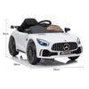 White Mercedes Benz Electric Ride On Car