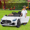 White Mercedes Benz Electric Ride On Car