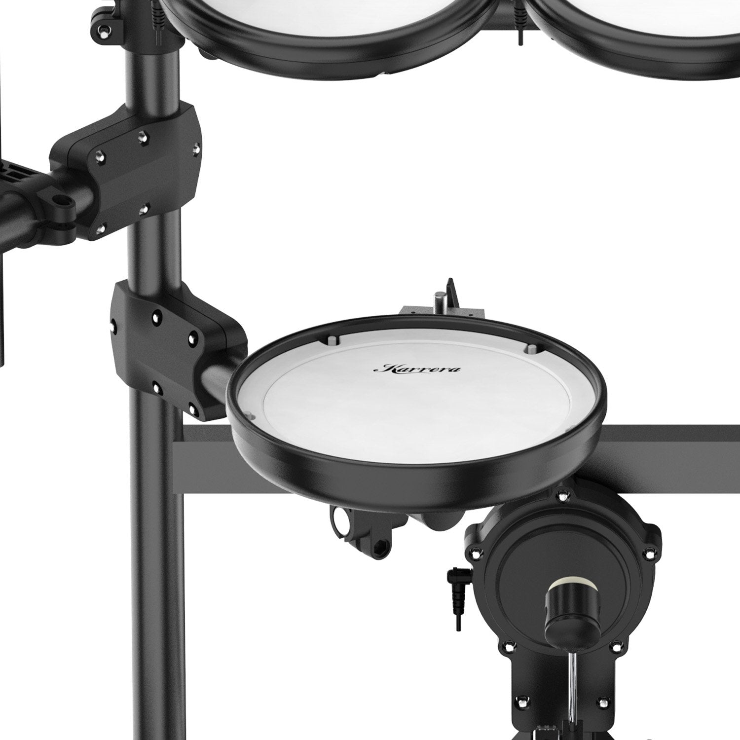 Karrera X23 Electronic Drum Kit with Sound Module, 3 Toms, Snare Quiet Mesh Drum Heads, Cymbals &amp; Pedal