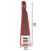 Karrera 6-String Steel Lap Guitar - Metallic Red