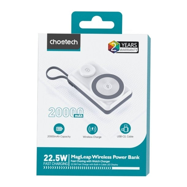 CHOETECH  MagLeap Wireless Charge Power Bank