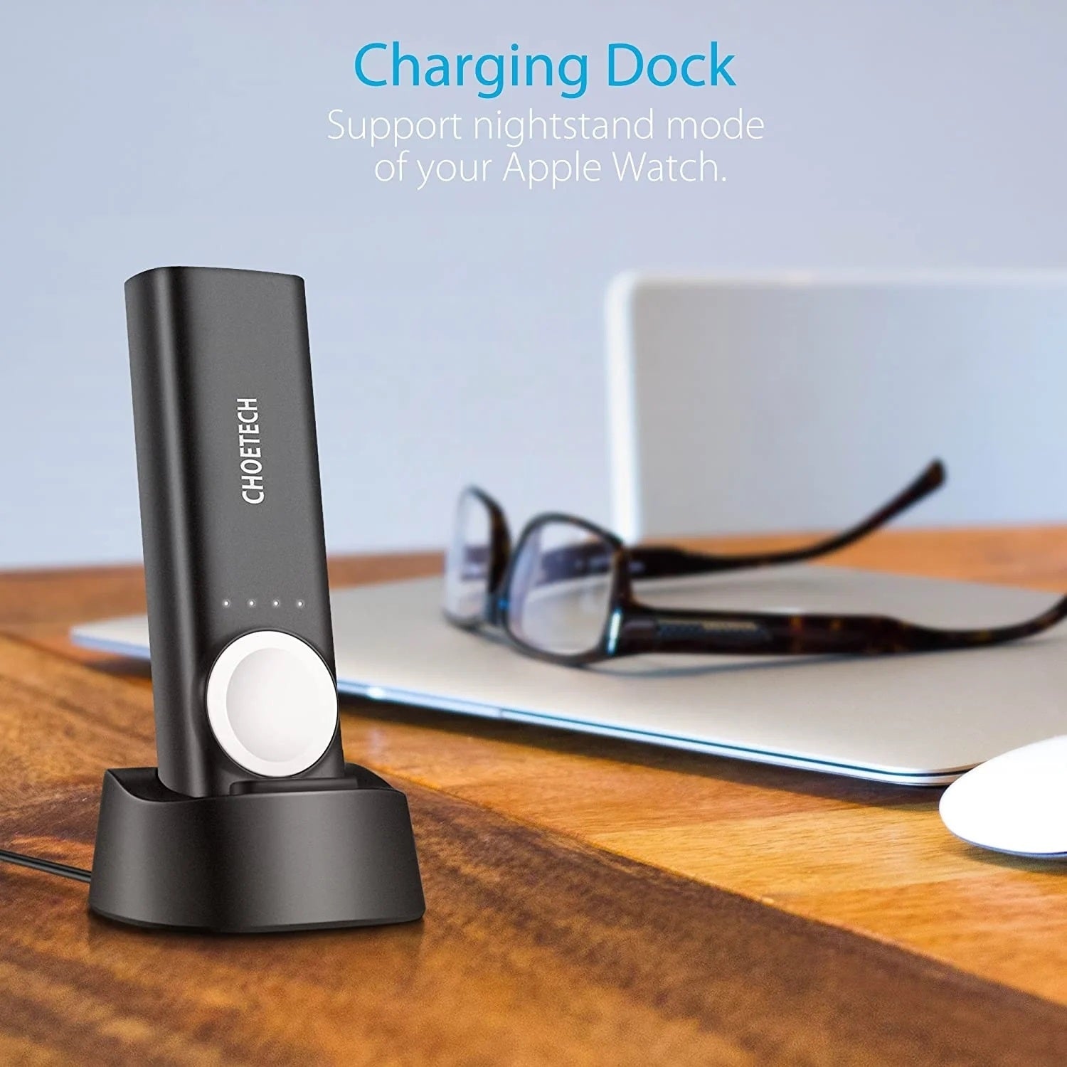 CHOETECH T315 2-in-1 Wireless iWatch 5000mAh Power Bank