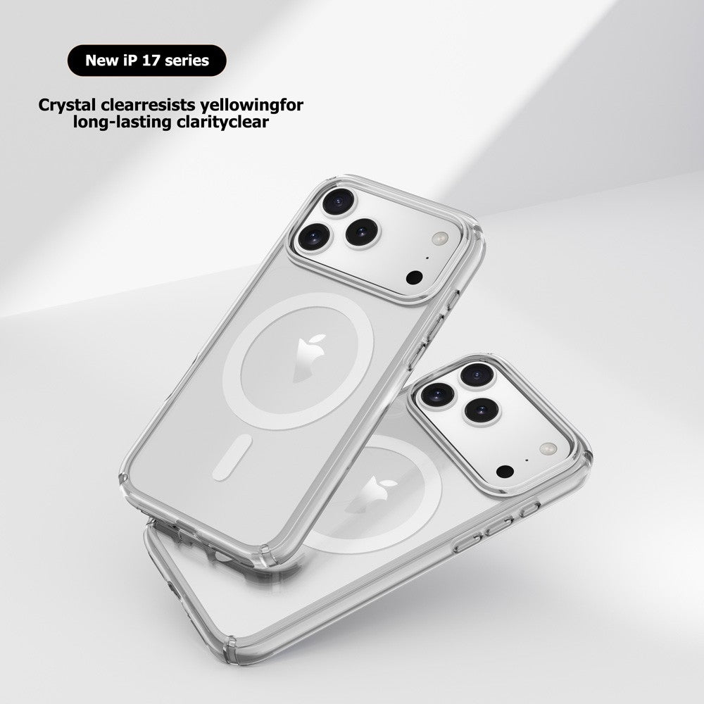 UTIA Ultimake iPhone 17 Magnetic Clear Case – Shockproof &amp; Slim Protective Cover