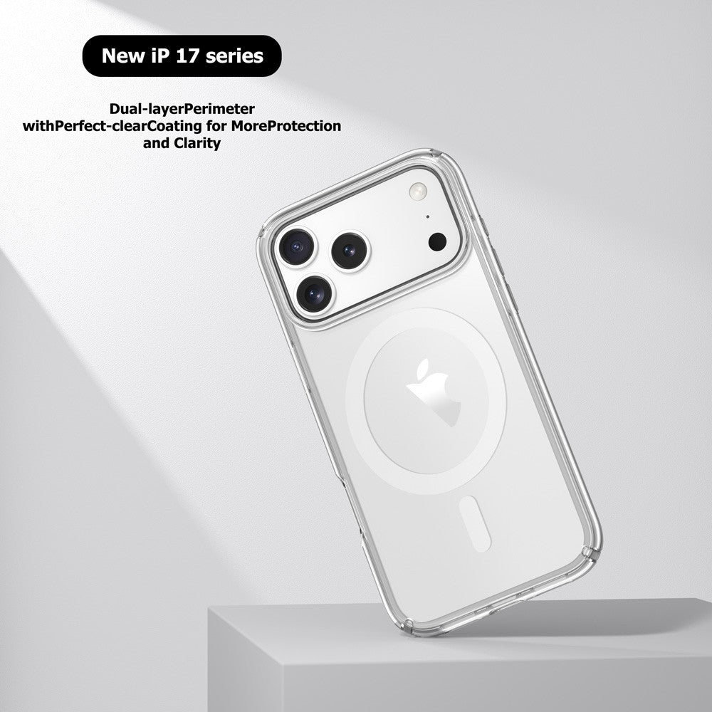 UTIA Ultimake iPhone 17 Magnetic Clear Case – Shockproof &amp; Slim Protective Cover