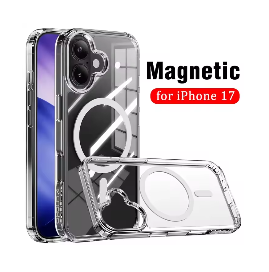 UTIA Ultimake iPhone 17 Magnetic Clear Case – Shockproof & Slim Protective Cover