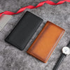 100% Genuine Leather Men&#39;s Long Wallet