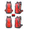 60L Waterproof Hiking Backpack (Red)