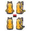 60L Waterproof Outdoor Hiking Backpack  (Yellow)