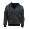 Thick Zip Up Hooded Hoodie w Winter Sherpa Fur Jumper Coat Jacket Sweater