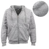 Thick Zip Up Hooded Hoodie w Winter Sherpa Fur Jumper Coat Jacket Sweater