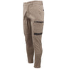 Men&#39;s Cotton Drill Cargo Work Pants UPF 50+ 13 Pockets Tradies Workwear Trousers, Khaki, 34