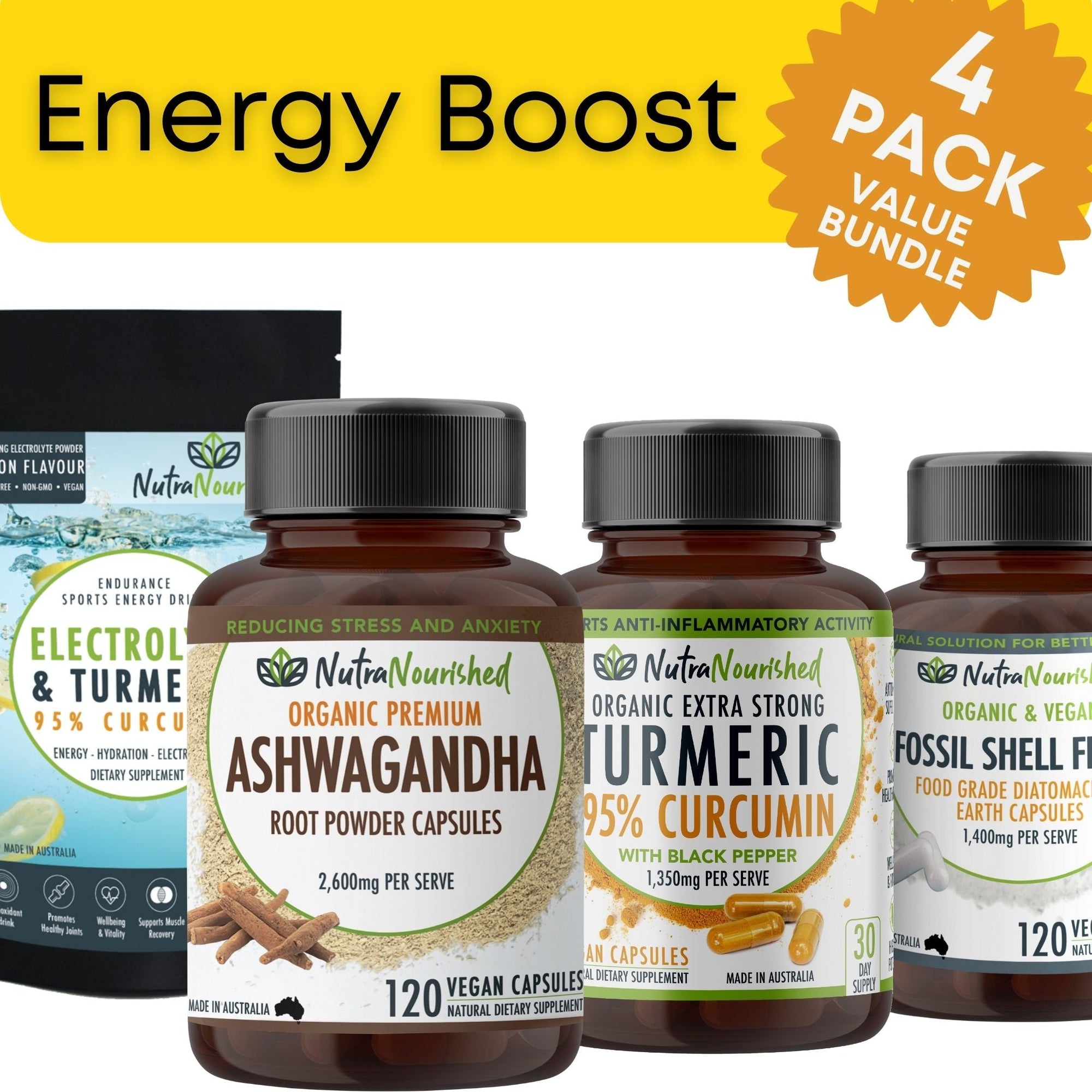 Energy & Health Boost Package – Daily Wellness Kit for Vitality, Immunity & Glow