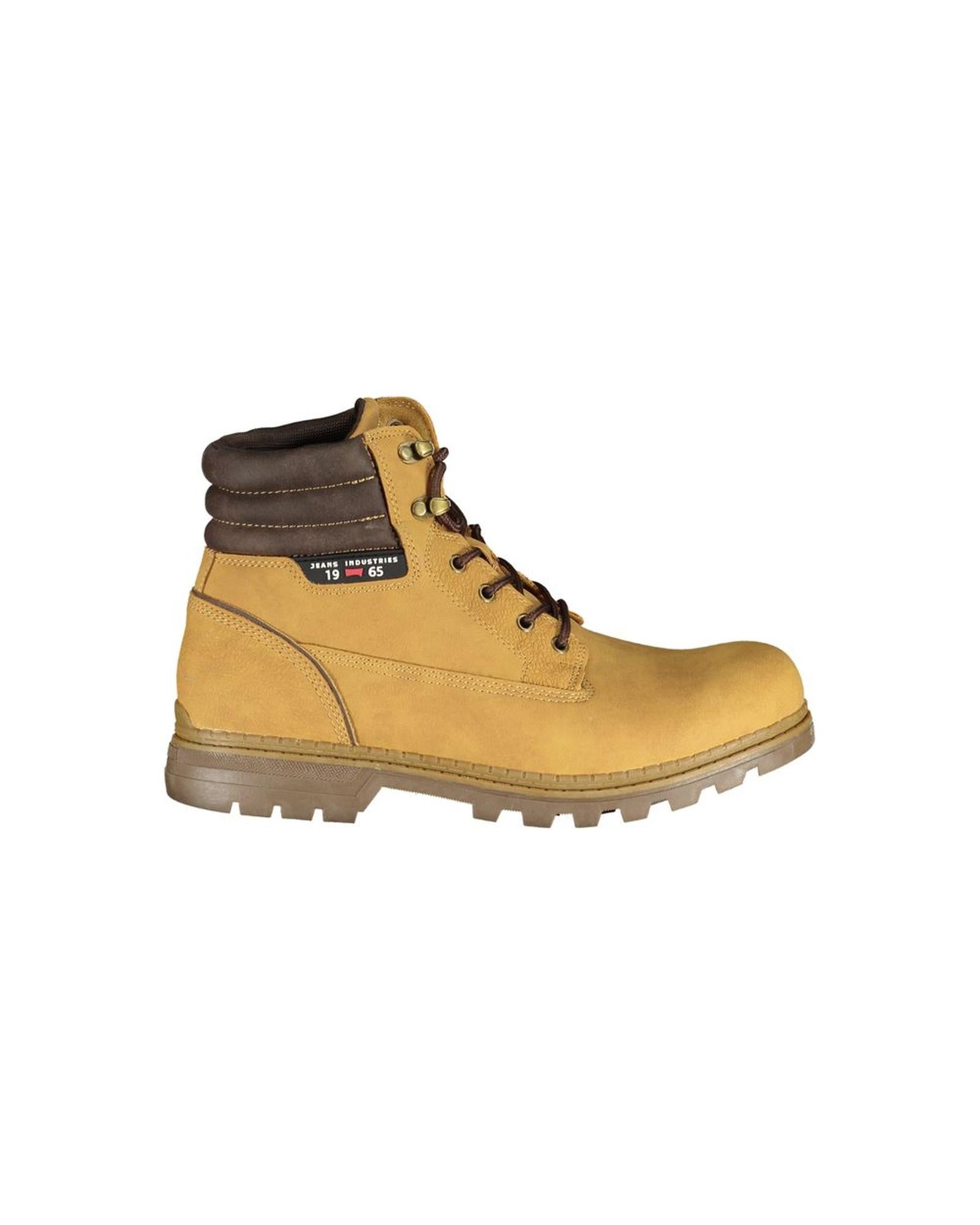 Carrera Men’s Yellow Polyester Boots – Durable Outdoor Footwear with Rugged Sole