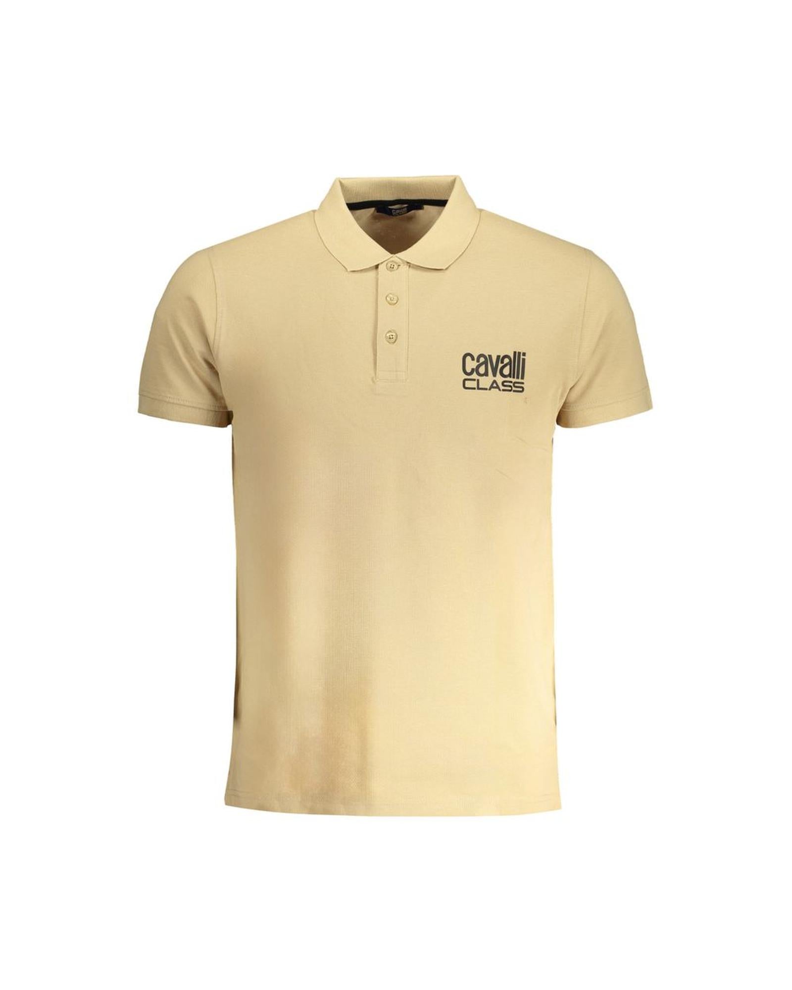 Cavalli Class Men’s Cotton Polo Shirt – Stylish Slim Fit Polo