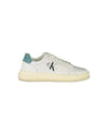 Calvin Klein Men&#39;s White Polyester Sneaker - Green