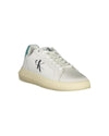 Calvin Klein Men&#39;s White Polyester Sneaker - Green