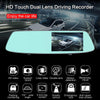 5 Lcd Touch Screen Rear View Mirror Car Recorder