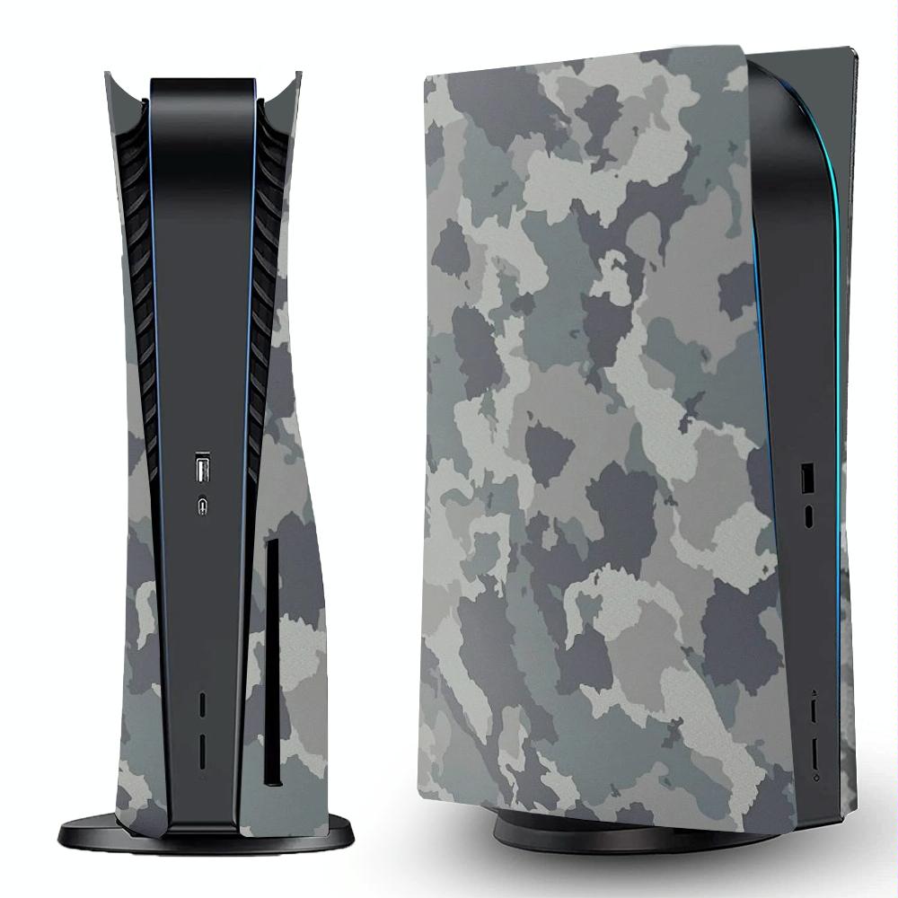 Camouflage Shell Protective Cover For Ps5 Cd-Rom Console