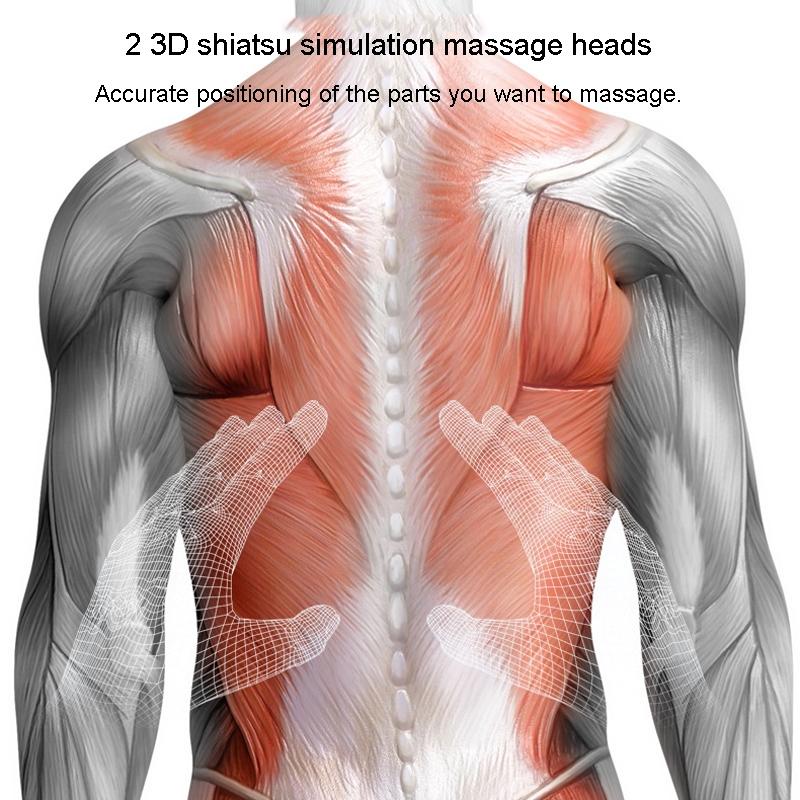 Portable Lumbar and Neck Massager for Car – Wired Charging Model