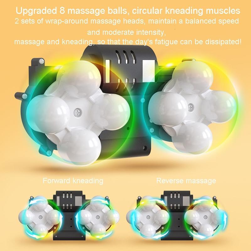 Portable Lumbar and Neck Massager for Car – Wired Charging Model