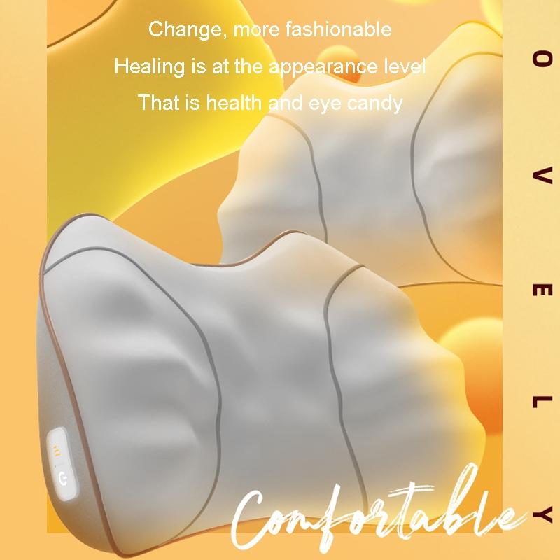 Portable Lumbar and Neck Massager for Car – Wired Charging Model