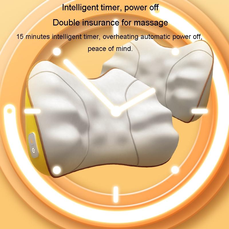 Portable Lumbar and Neck Massager for Car – Wired Charging Model