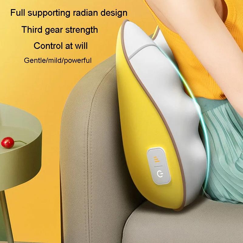 Portable Lumbar and Neck Massager for Car – Wired Charging Model