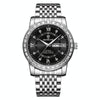 Diamond Dual-Calendar Luminous Quartz Watch – B2202 Inter Gold Blue