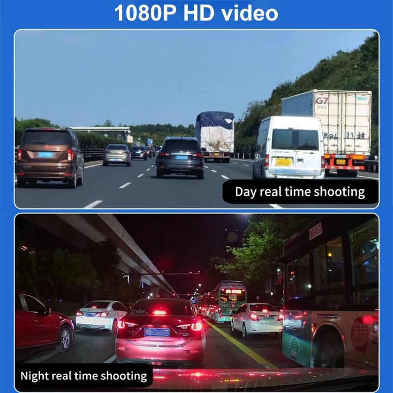 1080p Hd Triple Recording Car Recorder with Wifi &amp; Mobile App
