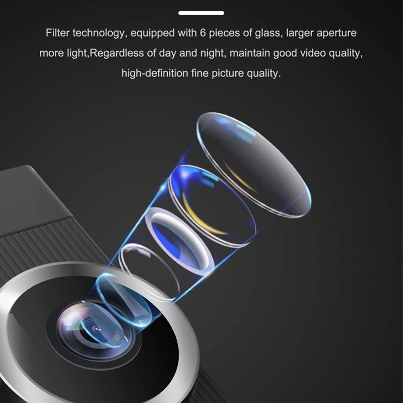 1080p Hd Triple Recording Car Recorder with Wifi &amp; Mobile App